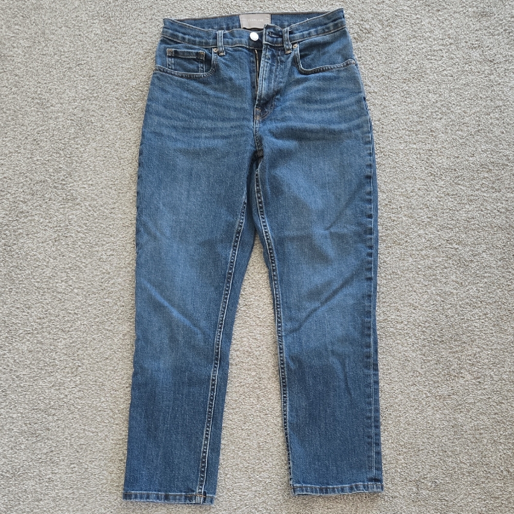 Everlane The Cheeky Jean Classic Blue Straight Leg Jeans